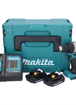 Trapano avvitatore a batteria Makita DDF 484 SYJ 18 V 54 Nm + 2x batteria 1,5 Ah + caricabatterie + Makpac