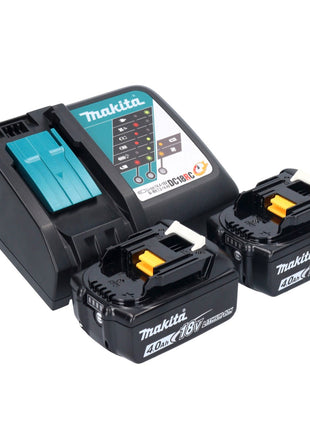 Makita DVC 750 LRM cordless hoover LXT 18 V 67 mbar 7.5 l brushless + 2x rechargeable battery 4.0 Ah + charger