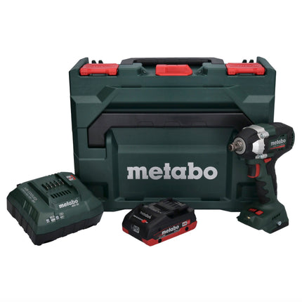 Metabo SSW 18 LT 300 BL llave de impacto sin cable 18 V 300 Nm sin escobillas + 1x batería recargable 4,0 Ah + cargador + metaBOX