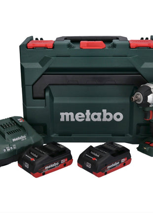 Metabo SSW 18 LT 300 BL Visseuse à choc sans fil 18 V 300 Nm Brushless + 2x batterie 4,0 Ah + chargeur + metaBOX