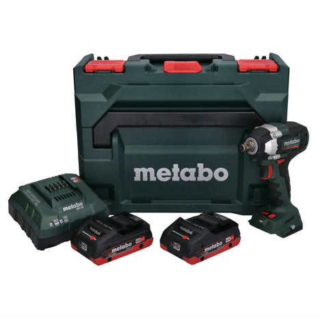 Metabo SSW 18 LT 300 BL cordless impact wrench 18 V 300 Nm brushless + 2x rechargeable battery 4.0 Ah + charger + metaBOX