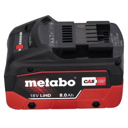 Metabo SSW 18 LT 300 BL Atornillador de impacto a batería 18 V 300 Nm sin escobillas + 1x batería 8,0 Ah + metaBOX - sin cargador