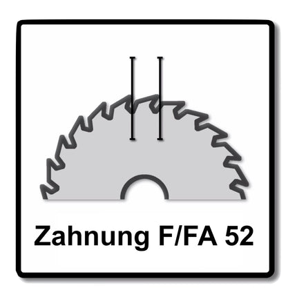 Festool Lame de scie circulaire Aluminium / Plastics HW F/FA 52 168 x 1,8 x 20 PW16 ( 205767 ) pour TS 60 K, CSC-SYS 50
