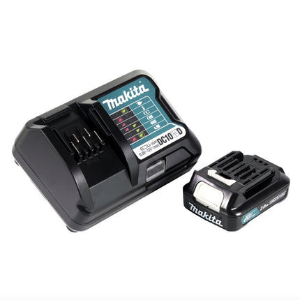 Makita WR 100 DWA1 akumulatorowa wkrętarka z grzechotką 12 V 47,5 Nm 1/4" 3/8" + 1x akumulator 2,0 Ah + ładowarka