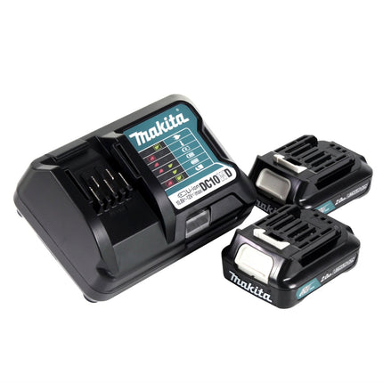 Akumulatorowa wkrętarka z grzechotką Makita WR 100 DWA 12 V 47,5 Nm 1/4" 3/8" + 2x akumulator 2,0 Ah + ładowarka