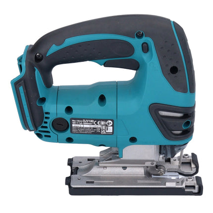 Seghetto alternativo a batteria Makita DJV 180 Z 18 V + set di lame per seghetto alternativo da 5 pezzi - senza batteria, senza caricabatterie