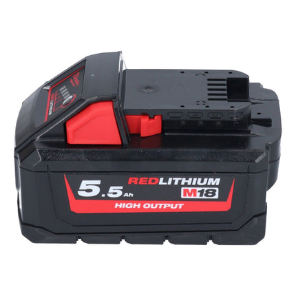 Milwaukee M18 NRG-552 Battery Starter Set High Output 18 V + 2x batteria 5,5 Ah ( 2x 4932464712 ) + caricatore M12-18 FC ( 4932451079 )