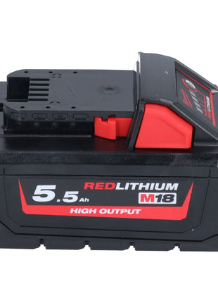 Milwaukee M18 NRG-553 Battery Starter Set High Output 18 V + 3x battery 5.5 Ah ( 3x 4932464712 ) + M12-18 FC charger ( 4932451079 )