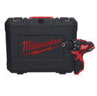 Milwaukee M12 BPD 12V 30Nm Solo Trapano a percussione a batteria + Valigetta - senza batteria, senza caricabatterie