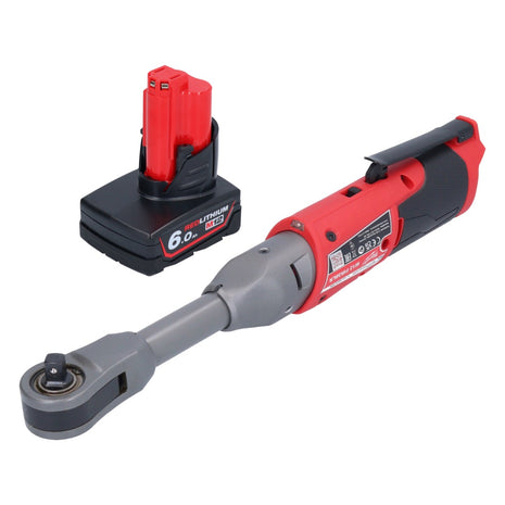 Milwaukee M12 FIR38LR-601 Cordless ratchet long 12 V 75 Nm 3/8" + 1x rechargeable battery 6.0 Ah - without charger