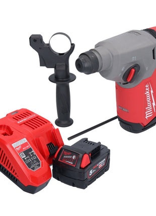 Milwaukee M18 FH-501 Perforateur sans fil 2,5 J 18V SDS plus sans balais + 1x Batterie 5,0 Ah + Chargeur