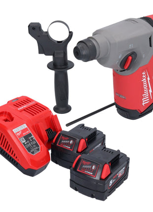 Trapano a percussione a batteria Milwaukee M18 FH-502 18 V 2,5 J SDS plus Brushless + 2x batteria ricaricabile 5,0 Ah + caricatore