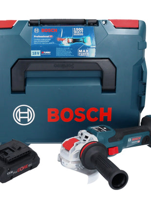 Bosch GWX 18V-15 SC Professional Akku Winkelschleifer 18 V 125 mm BITURBO X-LOCK + 1x ProCORE Akku 4,0 Ah + L-BOXX - ohne Ladegerät - Toolbrothers