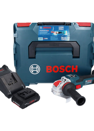 Bosch GWX 18V-15 SC Professional Akku Winkelschleifer 18 V 125 mm BITURBO X-LOCK + 1x ProCORE Akku 4,0 Ah + Ladegerät + L-BOXX - Toolbrothers