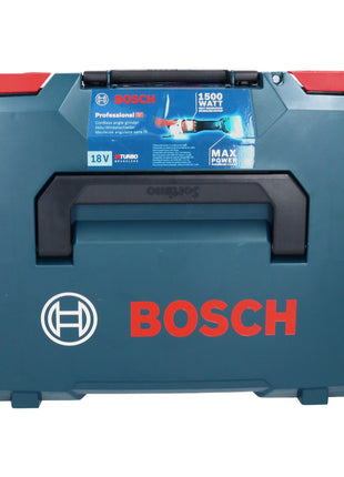 Bosch GWX 18V-15 SC Smerigliatrice angolare professionale a batteria 18 V 125 mm BITURBO X-LOCK + 1x batteria ricaricabile ProCORE 8,0 Ah + caricabatterie + L-BOXX