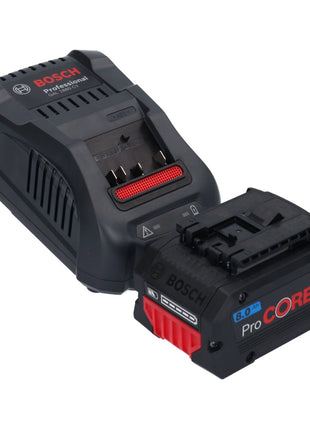 Bosch GWX 18V-15 SC Smerigliatrice angolare professionale a batteria 18 V 125 mm BITURBO X-LOCK + 1x batteria ricaricabile ProCORE 8,0 Ah + caricabatterie + L-BOXX