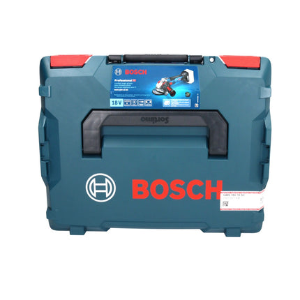Amoladora angular a batería Bosch GWS 18V-10 SC 18 V 125 mm sin escobillas + 1x batería ProCORE 8,0 Ah + L-Boxx - sin cargador