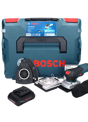 Bosch GSS 18V-13 levigatrice orbitale a batteria 18 V + 1x batteria ricaricabile ProCORE 4,0 Ah + L-BOXX - senza caricabatterie