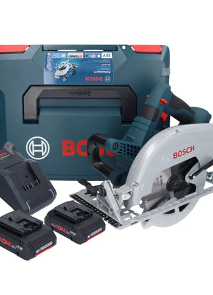 Bosch GKS 18V-70 L Akku Kreissäge 18 V Brushless 190 mm BITURBO + 2x ProCORE Akku 4,0 Ah + Ladegerät + L-Boxx - Toolbrothers