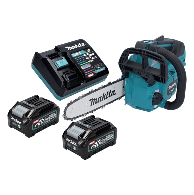 Makita UC 002 GM201 Cordless chainsaw 40 V max. 25 cm 24.8 m/s Brushless + 2x battery 4.0 Ah + charger