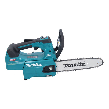Motosierra a batería Makita UC 002 GM201 40 V máx. 25 cm 24,8 m/s sin escobillas + 2x baterías 4,0 Ah + cargador