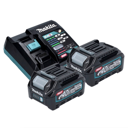 Foco de construcción LED con batería Makita ML003GA201 18 V / 40 V máx. 1100 lm + 2 baterías 2,0 Ah + cargador