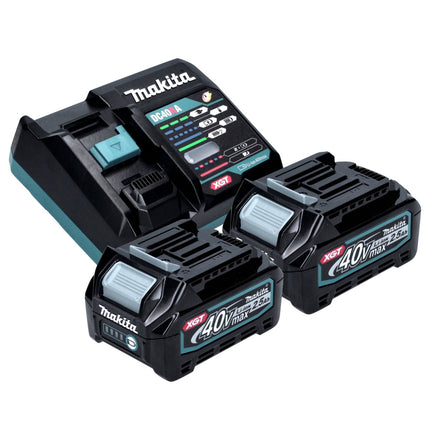 Foco de construcción LED a batería Makita ML003GD201 18 V / 40 V máx. 1100 lm + 2x baterías 2,5 Ah + cargador