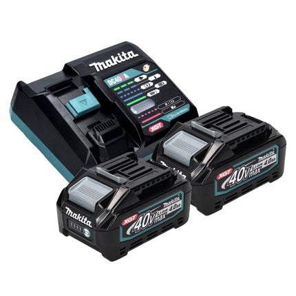 Foco de construcción LED a batería Makita ML003GM201 18 V / 40 V máx. 1100 lm + 2x baterías 4,0 Ah + cargador