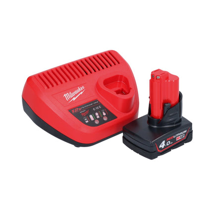 Milwaukee C12 RT-401 Akku Rotationswerkzeug 12 V + 1x Akku 4,0 Ah + Ladegerät