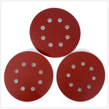 Makita 98 C 359 Schleifpapier 125 mm Klett Schleifscheiben Set ( P60 & P120 & P240 ) - Toolbrothers