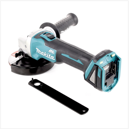 Makita DGA 506 Z cordless angle grinder 18 V 125 mm brushless solo + Toolbrothers MANTIS cutting disc set - without battery, without charger