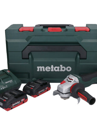 Metabo WPBA 18 LTX BL 15-125 Quick DS Akku Winkelschleifer 18 V 125 mm Brushless + 2x  Akku 4,0 Ah + Ladegerät + metaBOX - Toolbrothers