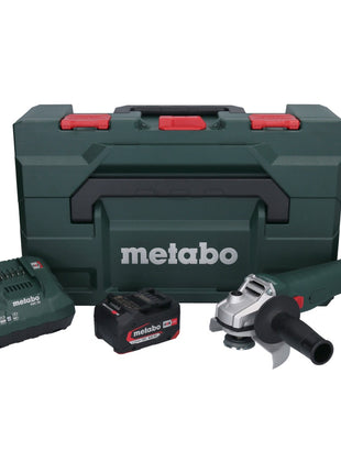 Smerigliatrice angolare a batteria Metabo W 18 L 9-125 18 V 125 mm + 1x batteria 4,0 Ah + caricatore + metaBOX
