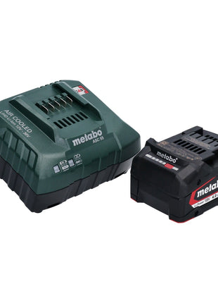 Smerigliatrice angolare a batteria Metabo W 18 L 9-125 18 V 125 mm + 1x batteria 4,0 Ah + caricatore + metaBOX