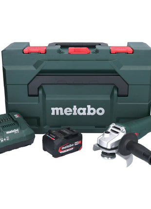 Metabo W 18 7-125 Cordless angle grinder 18 V 125 mm + 1x battery 4.0 Ah + charger + metaBOX