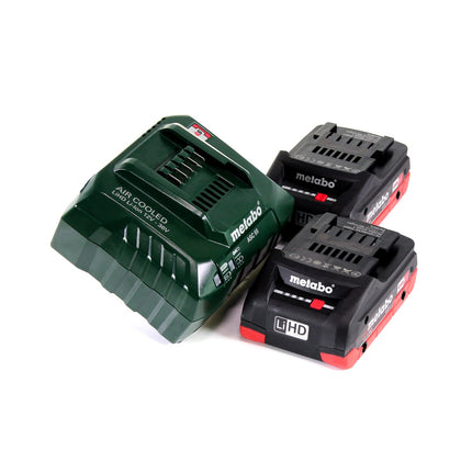 Metabo AHS 18-55 V Cordless Hedge Trimmer 53cm 18V + 2x Batteries 4.0Ah + Charger