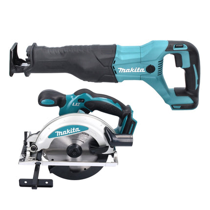 Makita DLX 6046 Battery Combo Kit 18 V DGA 452 + DHP 458 + DJR 186 + DML 802 + DSS 610 + DTD 152 + 3x battery 3.0 Ah + charger + bag