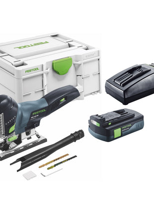 Seghetto alternativo Festool CARVEX PSC 420-Basic 18 V 120 mm brushless + 1x batteria 3,0 Ah + caricabatterie + systainer