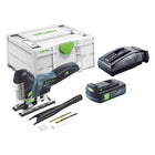 Seghetto alternativo Festool CARVEX PSC 420-Basic 18 V 120 mm brushless + 1x batteria 3,0 Ah + caricabatterie + systainer