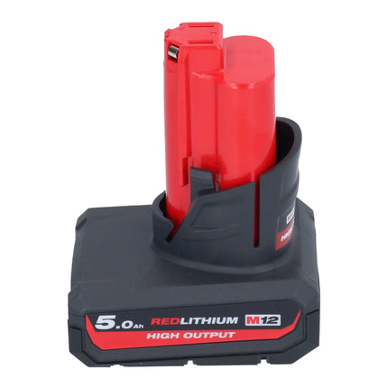 Milwaukee M12 GG-501 Akku Fettpresse 12 V 562 bar + 1x Akku 5,0 Ah - ohne Ladegerät - Toolbrothers