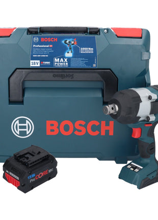 Bosch GDS 18V-1050 HC Akku Drehschlagschrauber 18 V 1050 Nm BITURBO Brushless + 1x ProCORE Akku 8,0 Ah + L-Boxx - ohne Ladegerät