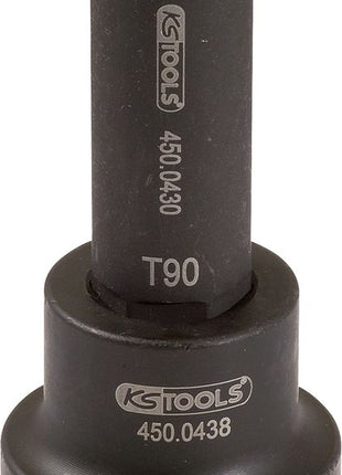 KS TOOLS 1" Kraft-Bit-Stecknuss Torx, lang, T70 ( 450.0472 ) - Toolbrothers