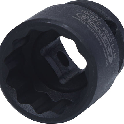 KS TOOLS 1/2' Bussola poligonale p.avvitatori ad impulsi,corta,24mm ( 515.0924 )