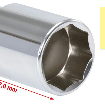 KS TOOLS 1/2" Spezial-Stecknuss für 8-kant Schrauben, 27mm ( 455.0100 ) - Toolbrothers