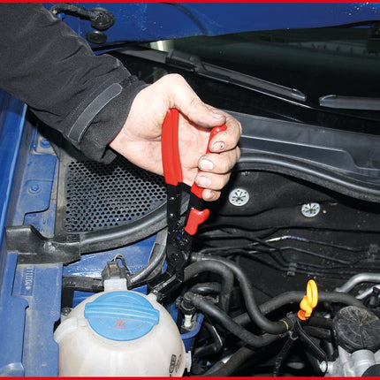 KS TOOLS Schlauchklemmenzange, abgewinkelt ( 115.1182 ) - Toolbrothers