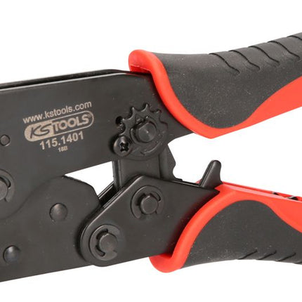 KS TOOLS Crimpzange für Delphi Metri-Pack Serie mit Dichtung Ø 0,35/0,5-0,8 mm² ( 115.1570 ) - Toolbrothers