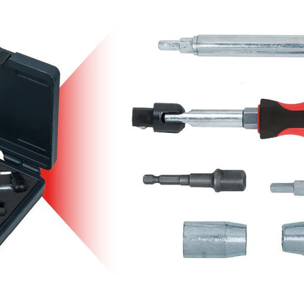 KS TOOLS Kit combinato p.WC,6 pz ( 116.2080 )