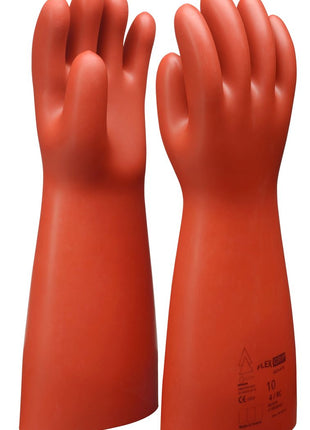 KS TOOLS Guante de protección para electricista con protección mecánica, talla 11, clase 00, rojo ( 117.0067 )