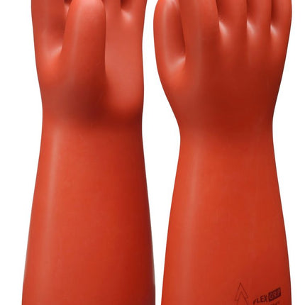 KS TOOLS Elektriker-Schutzhandschuh mit mechanischem Schutz, Größe 11, Klasse 00, rot ( 117.0067 )
