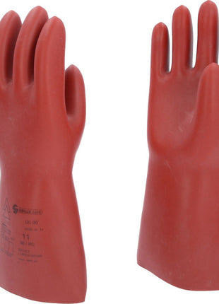 KS TOOLS Guante de protección para electricista con protección mecánica, talla 11, clase 00, rojo ( 117.0067 )